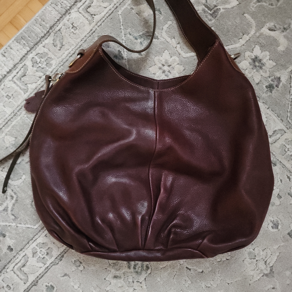 Roots  Leather Hobo Bag